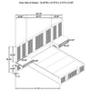 Terrace Queen Wall Panel Storage Bed Ash Brown — product view 8