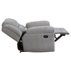 Gilson Chenille Upholstered Glider Recliner Chair Grey — product view 8