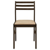 Bucknell 3-piece Round Drop Leaf Dining Table Set Cappuccino — product view 8