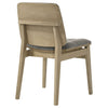 Redbridge Upholstered Side Chair Grey and Natural Oak (Set of 2) — product view 8
