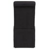 Shawna Upholstered Skirted Side Chair Black (Set of 2) — product view 8