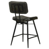 Partridge Leather Counter Chair Antique Espresso (Set of 2) — product view 8