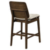 Redbridge Upholstered Counter Chair Cream and Walnut (Set of 2) — product view 8