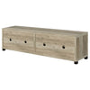 Sachin 4-door Engineered Wood 79-inch TV Stand Distressed Pine — product view 8