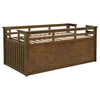 Carlsbad Wood Twin Captains Bed With Trundle Medium Brown — product view 8