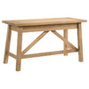 Fabian 54-inch 2-drawer Computer Writing Desk Distressed Light Brown — product view 8