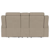 Brentwood Upholstered Motion Reclining Loveseat Taupe — product view 8