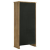 Adina 77-inch Tall Display Cabinet Distressed Light Brown — product view 8