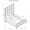 Durango 77-inch Queen Panel Bed Smoked Peppercorn — product view 8