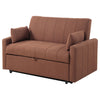 Portland Boucle Upholstered Sleeper Sofa Bed Copper — product view 8