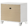 Marmore 2-drawer Nightstand Bedside Table White — product view 8