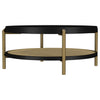 Arini 2-piece Round Coffee and End Table Set Black — product view 8
