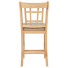 Lavon Wood Counter Height Dining Chair Linen and Light Oak (Set of 2) — product view 8