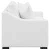 Ashlyn Upholstered Sloped Arm Loveseat White — product view 8