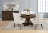 Ridgewell Round Pedestal Dining Table Dark Oak — product view 8