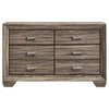 Kauffman 4-piece Queen Bedroom Set Washed Taupe — product view 8