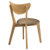 Elowen Wood Dining Side Chair Light Walnut (Set of 2) — product view 8