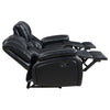 Camila 2-piece Upholstered Reclining Sofa Set Black — product view 8
