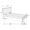 Woodmont Wood Queen Storage Panel Bed Rustic Golden Brown — product view 8
