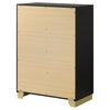 Caraway 4-drawer Bedroom Chest Black — product view 8