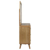 Robyn 6-drawer Bedroom Dresser and Mirror Light Ash — product view 9