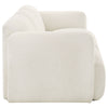 Dorset Fabric Upholstered Round Track Arm Sofa White — product view 9