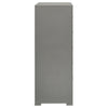 Ives 5-drawer Bedroom Chest of Drawers Grey High Gloss — product view 9