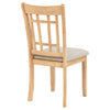 Lavon Wood Dining Side Chair Linen and Light Oak (Set of 2) — product view 9