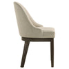 Reseda Upholstered Dining Side Chair Beige (Set of 2) — product view 9