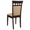 Gabriel 5-piece Extension Leaf Dining Table Set Cappuccino — product view 9