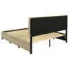 Wheatland 4-drawer Upholstered Eastern King Storage Bed Brown — product view 9