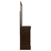 Louis Philippe 6-drawer Dresser with Mirror Cappuccino — product view 9