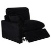 Collins 5-Piece Power Reclining Home Theater Seating Black — product view 9