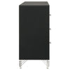 Lucia 6-drawer Dresser Cabinet Black — product view 9
