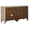 Solano Sliding Door Dining Sideboard Server Weathered Mango — product view 9