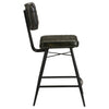 Partridge Leather Counter Chair Antique Espresso (Set of 2) — product view 9