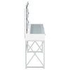 Eliza Vanity Set with Lighting & Stool White and Chrome — product view 9