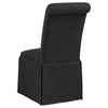 Shawna Upholstered Skirted Side Chair Black (Set of 2) — product view 9