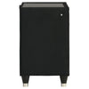 Ravenne 2-drawer Velvet Upholstered LED Nightstand with USB Black — product view 9