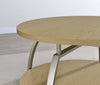 Dacre 2-piece Round Coffee and End Table Set Greige — product view 9