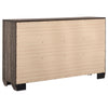Kauffman 5-piece Queen Bedroom Set Washed Taupe — product view 9
