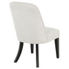 Leandro Upholstered Dining Side Chair Cream (Set of 2) — product view 9