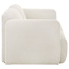 Dorset Fabric Upholstered Round Track Arm Loveseat White — product view 9