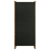 Adina 77-inch Tall Display Cabinet Distressed Light Brown — product view 9