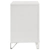 Marmore 2-drawer Nightstand Bedside Table White — product view 9