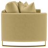 Corliss Upholstered Curved Track Arm Loveseat Camel — product view 9