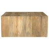 Benton Square Solid Mango Wood Coffee Table Natural — product view 9