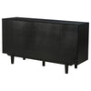 Middleton 4-door Sideboard Server with Dual Drawers Black — product view 9