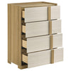 Hyland 4-drawer Chest of Drawers Natural — product view 9