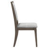 Onslow Upholstered Dining Side Chair Dark Brown (Set of 2) — product view 9